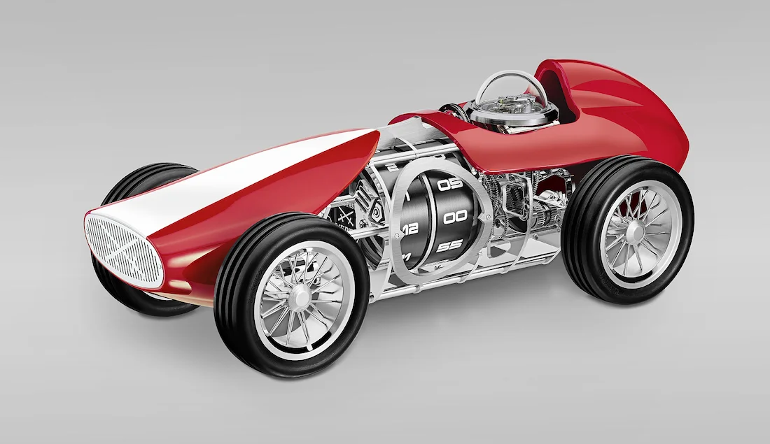 News: L'Epée 1839 Time Fast D8. 1950s Racing Cars Meet Swiss